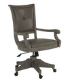 Chinchwad Wood Fully Upholstered Swivel Chair