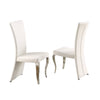 Adoli 2 White High Back Side Chairs