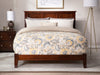 Kolindre Walnut Traditional King Bed