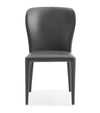 Mirwel 2 Gray Faux Leather Dining Chairs