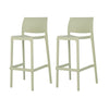 Bubnal 2 Wasabi Green Stackable Bar Stools