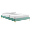 Koor Mint Velvet King Bed Frame