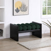 Aurnal Green Fabric Bench