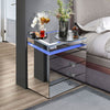 Karekundi Mirror Smart Nightstand with LED Lights
