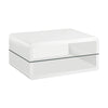 Nerli Glossy White 3pc Coffee Table Set