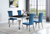 Black Teal 5pc Dining Room Set