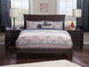 Longhe Espresso Traditional King Bed