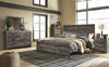 Kurkunde Gray 2pc Bedroom Set With King Bed