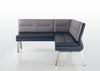 Narveli Blue Gray Storage Reversible Nook