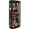 Kante Brown Curved Front Curio