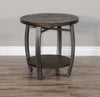 Alas Dark Brown Wood 3pc Coffee Table Set