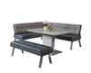 Narveli Blue Gray 3pc Dining Room Set