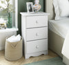 Jatharwadi White 4pc Bedroom Set with Full Platform Bed