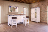 White 3pc Bar Set