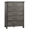 Baveli Dusty Charcoal 5 Drawers Chest