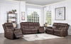 Halsavade Walnut 3pc Power Living Room Set