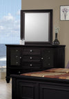 Gargoti Black Dresser Mirror