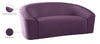Chichvad Purple Velvet Loveseat