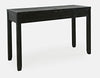 Lolane Noir Chevron 3 Drawer USB Charging Desk