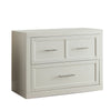 Khebavade White 40 Inch Lateral File