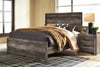 Kurkunde Gray 2pc Bedroom Set With Queen Bed