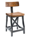 Ainapur Amber Counter Stool with Back