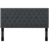 Mogharde Gray Fabric Full Queen Headboard