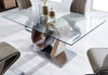 Kololi Cappuccino Oak Brown 5pc Dining Room Set