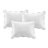 Gotewadi White 6pc Reversible Scalloped Edge Daybed Cover Set