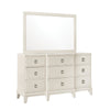 Aptal Natural Beveled Dresser Mirror