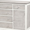 Kurhadwadi Gray White Dresser and Mirror