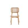 Hirawade 4 Nature Cane Square Dining Chairs