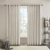 Karanje Natural Fleece Lining Curtain Panel- 50 x 84