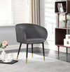 Navaraswadi Grey Velvet Dining Chair