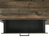 Alabadevi Walnut 2 Drawers Nightstand