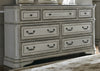 Asalaj Antique White 7 Drawer Dresser