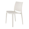 Bubnal 4 White Stackable Dining Chairs