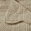 Gotewadi Khaki Oversized Quilted Throw