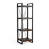 Alas Rough Sawn Dark Brown Pier