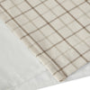 Karanje Natural Plaid Curtain Panel with Fleece Lining - 50 x 84
