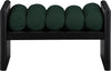 Aurnal Green Fabric Bench