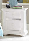 Oyster White 2pc Bedroom Set with Twin Panel Bed