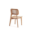 Hirawade 4 Nature Cane Square Dining Chairs