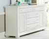 Pal Oyster White 2 Door 5 Drawer Dresser