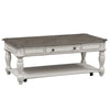 Asalaj White 3pc Coffee Table Set