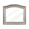 Ameni Metallic Platinum 7 Drawers Dresser and Mirror