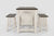 Canopy Vintage White 3pc Counter Height Set
