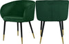 Navaraswadi Green Velvet Dining Chair