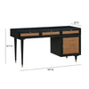 Devarwadi Black Noir Desk