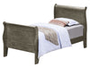 Ghungur Gray 2pc Bedroom Set with Twin Sleigh Bed
